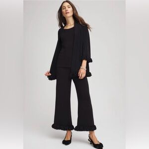 SOLD OUT EVERYWHERE CHICO’S TRAVELERS COLLECTION FRINGE PANTS